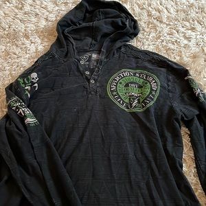 Mens affliction shirt